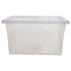 CAJA DE ALMACENAJE CON TAPA 32 LITROS 36X42X30CM PP TRANSPARENTE ARCHIVO 2000 CP1482032 CS TP (Espera 4 dias)